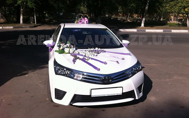 Аренда Toyota Corolla New на свадьбу Запоріжжя