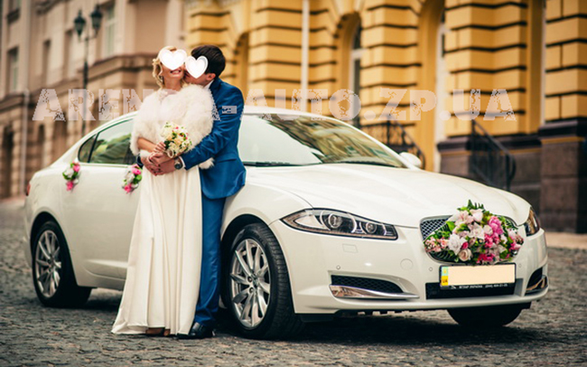 Аренда Jaguar XF на свадьбу Запоріжжя