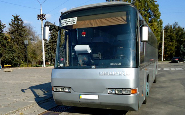 Аренда Автобус Neoplan на свадьбу Запорожье